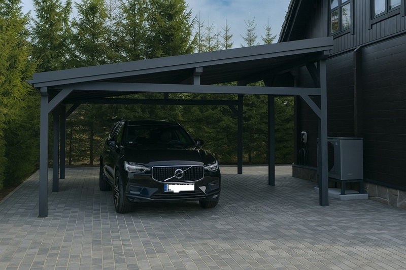 carport-6x5 wiata garażowa 6x5