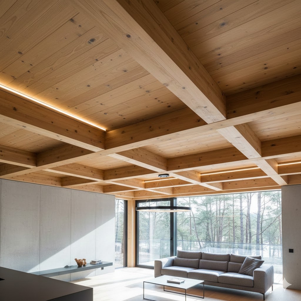 strop z drewna klejonego BSH