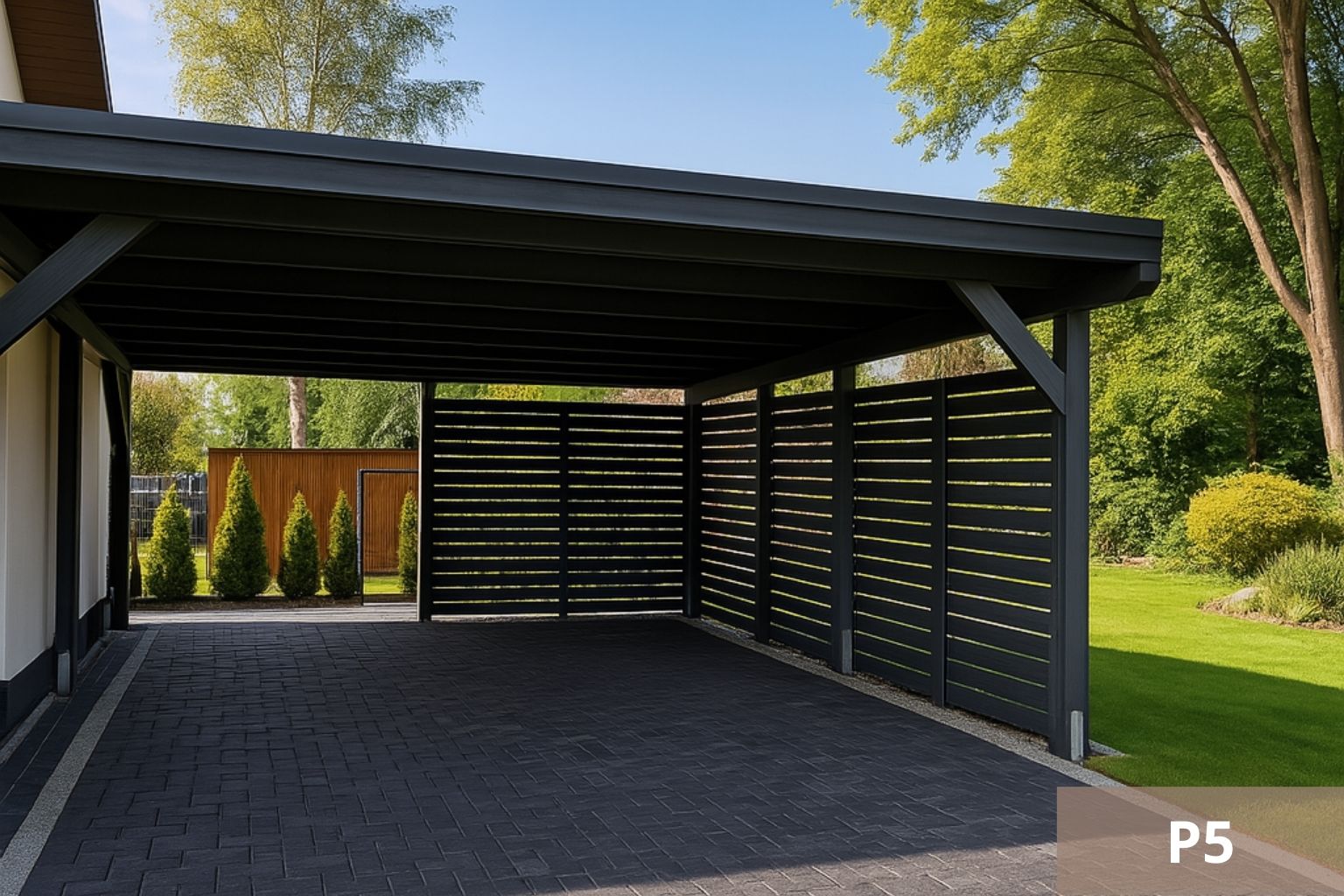 wiata-garazowa-przyscienna (1) wiaty garażowe przyścienne