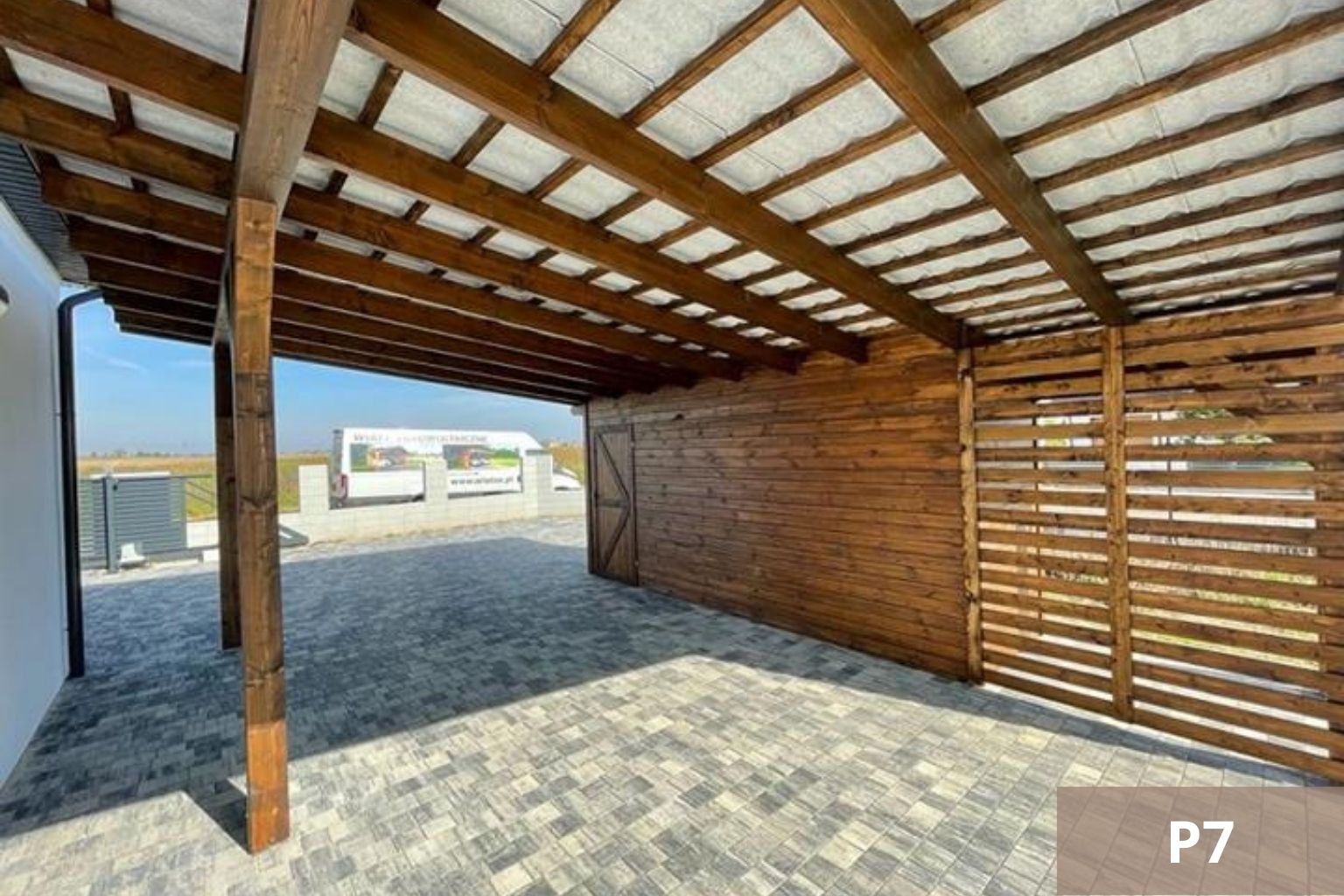 wiata-garazowa-przyscienna (3) wiata garażowa przyścienna zabudowana