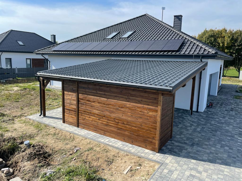 wiata-garazowa-z-pomieszczeniem wiata z pomieszczeniem gospodarczym