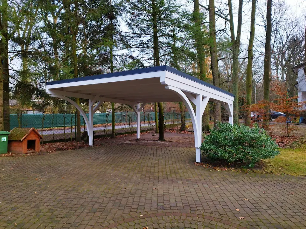 wiata-garażowa-6x4 wiata 6x4 drewniana