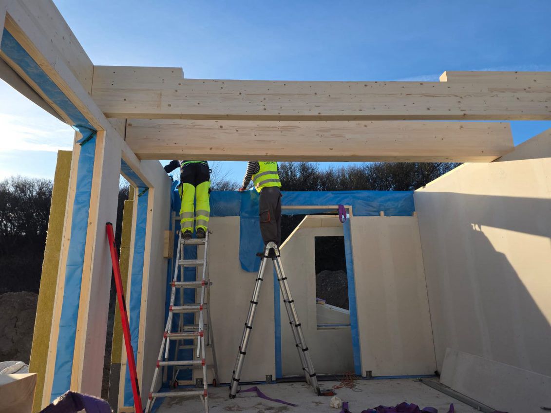 dom z drewna klejonego cena