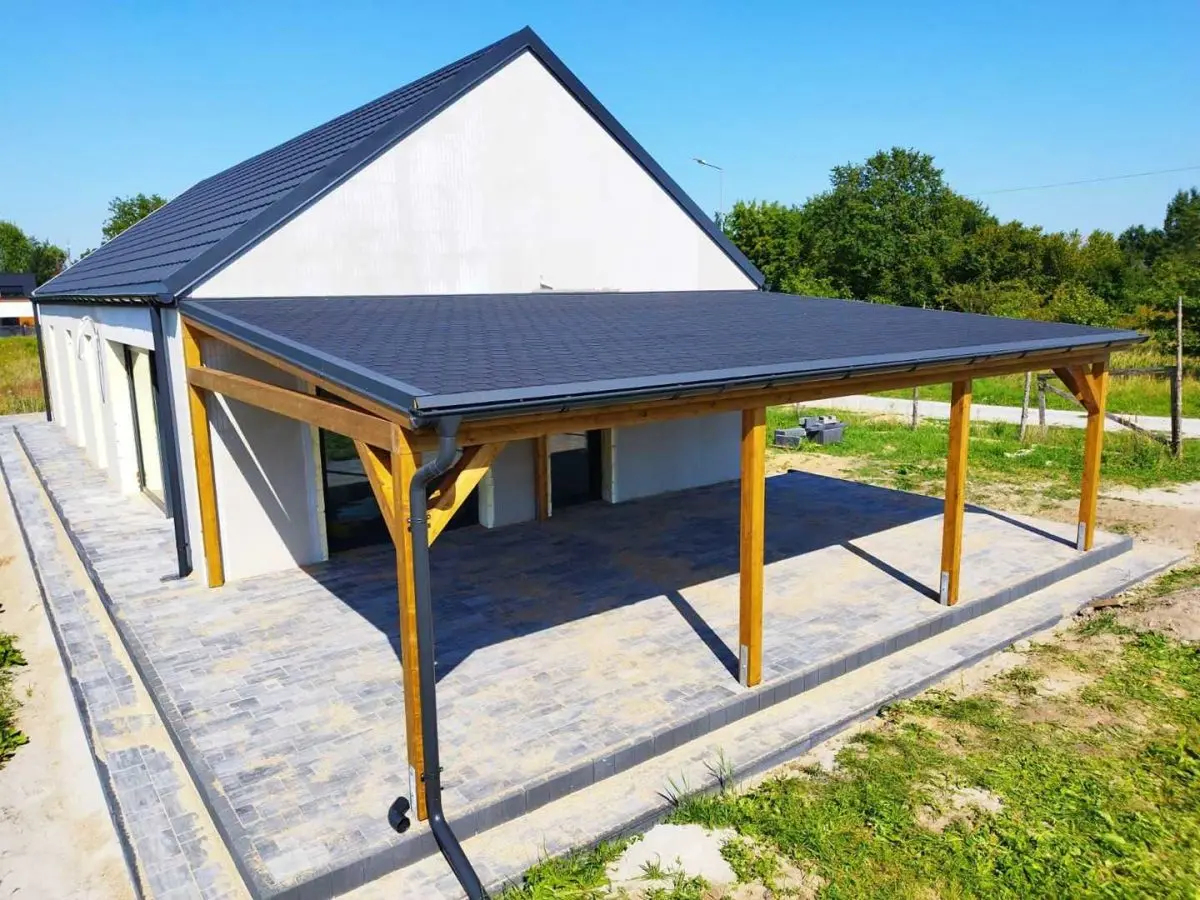 materiał na zadaszenie tarasu